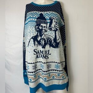 Shinesty Samuel Adams Ugly Christmas Sweater Mens XXL Multi Colored